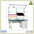 Customizable ESD steel electronic workbench